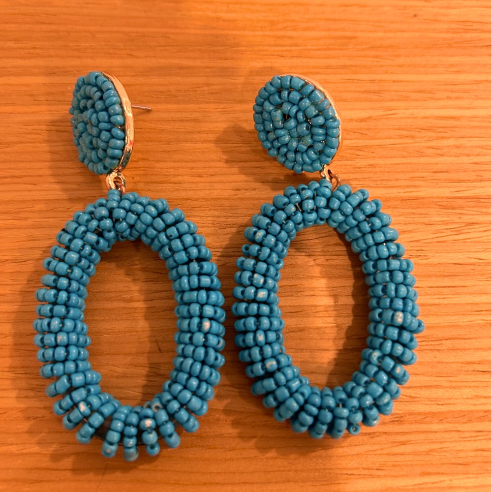 Sugar fix by Baublebar turquoise beaded earrings